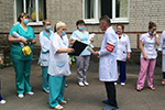 Противопожарные учения в Гатчинском роддоме