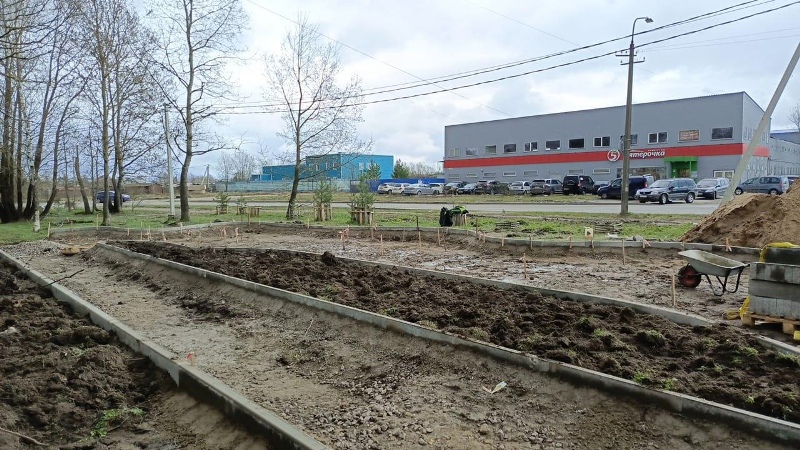 Благоустройство в Мариенбурге