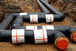 Новый теплопровод в микрорайоне Аэродром