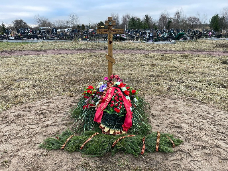 Захоронение бойцов